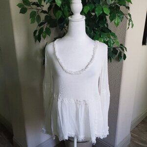 Free People Gauze Peplum